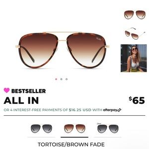 Quay Aviator All In Sunglasses